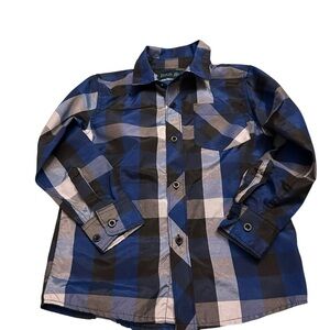 Stylish Kids Plaid Button-Down Shirt